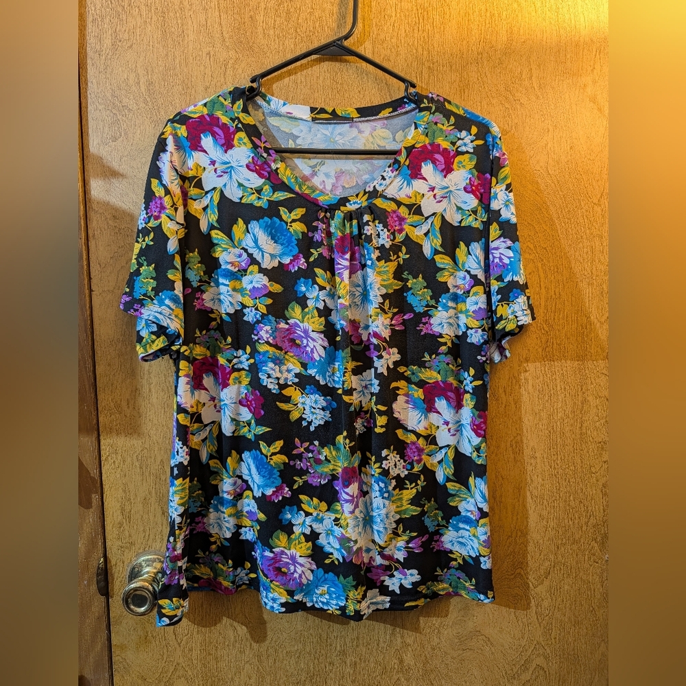 Floral Plus Size Top